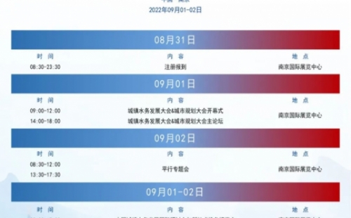 重啟定檔 | 第十六屆水務＋規劃大會將于9月在南京召開